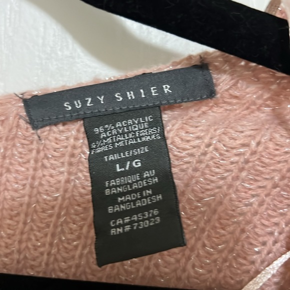 Suzy Shier pink sweater - Picture 3 of 3